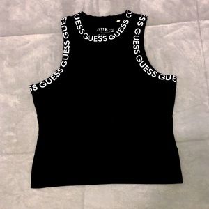 Guess Logo Racerback Tank Top - M